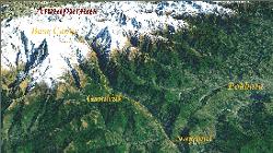Route to Annapurna  Base Camp Route from Nayapul via Gandruk.