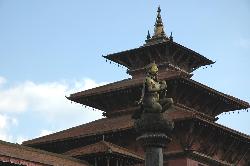 The smallest but very picturesque of the three kingdoms in the valley; Patan.