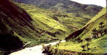 Fertile valley near Dunai