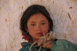 Portrait of  young girl in Do.