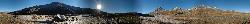 Panorama of our camp below the Mola pass.