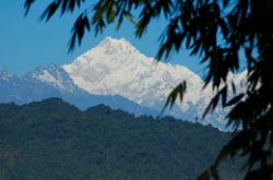 Back in Gangtok from Emchi Gompa another view of Kangchenjunga; remembering the wonderful time I spent in western Sikkim and the foot of the 