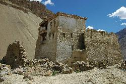 The fort of Zangla was home to one of the first Western tibetologists in history; now rain has damaged the building and it is often locked.