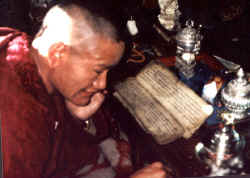 Traditional doctor (amchi) of Lo Manthang