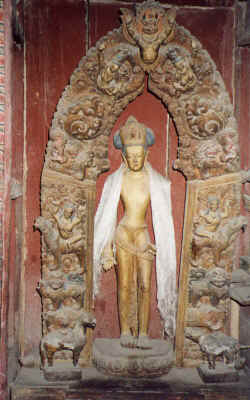 Statue in a monastery
