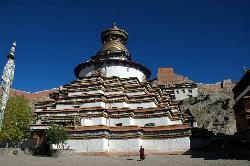 The Kumbum is one of Tibet's largest pieces of art; each of the 108 rooms contains religious objects.