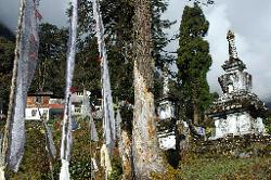 The monastery of Tolung is home to great ancient treasures which are revealed during a festival every three years. It was one of the last places in Sikkim visited by Westerners, even the British did not manage to enter the valley because locals were 